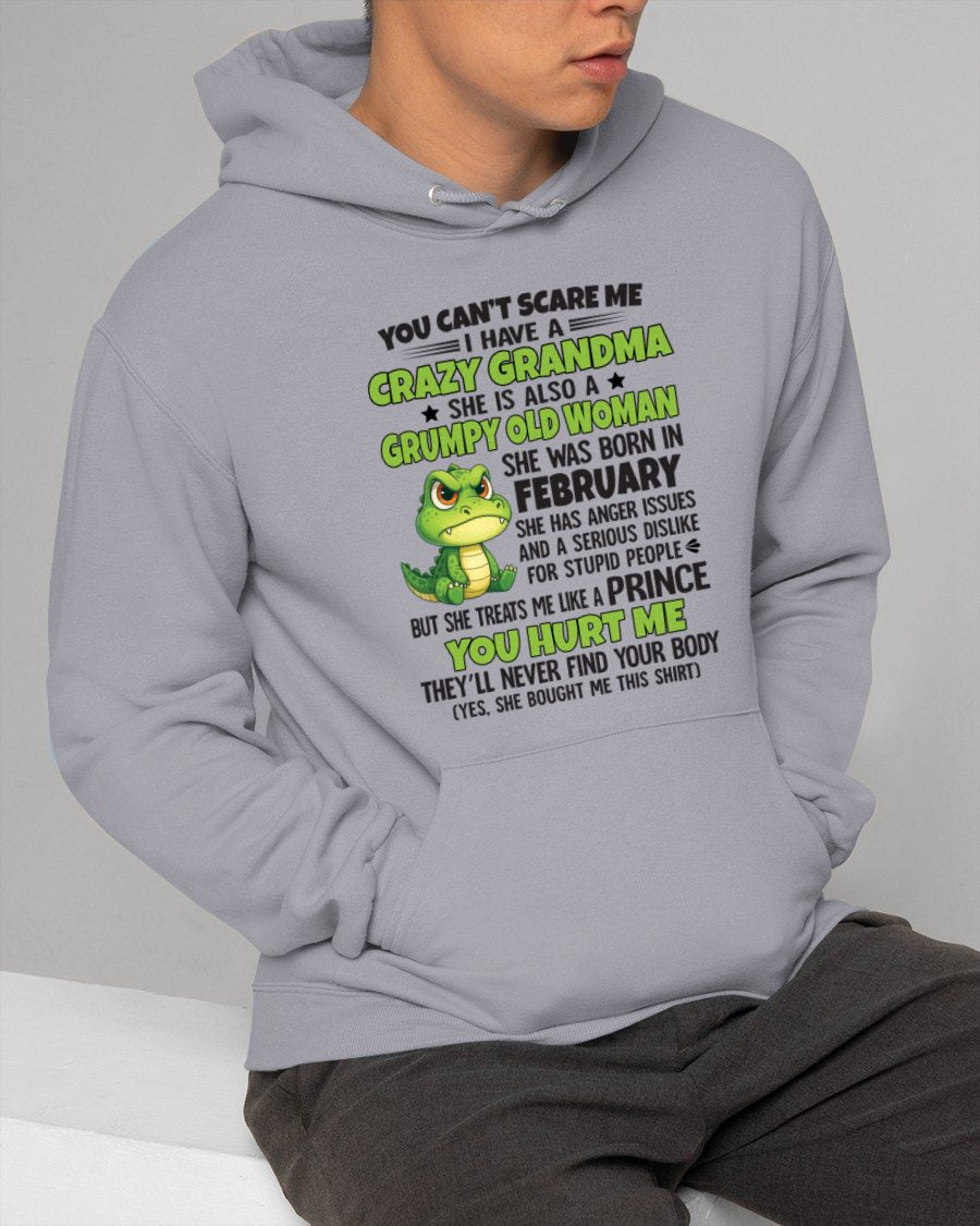FEBRUARY - YOU CAN'T SCARE ME - FOR GRANDSON - GIFT FROM GRANDMA - MTNN02 (SKU09-85-02)