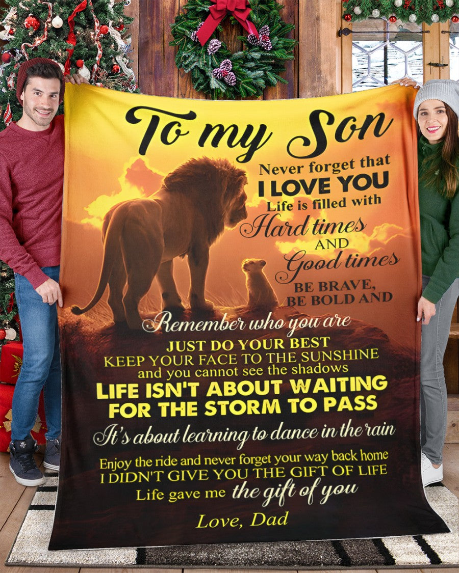Special Gift For Your Son Blanket - From Dad (SKUB11-69)
