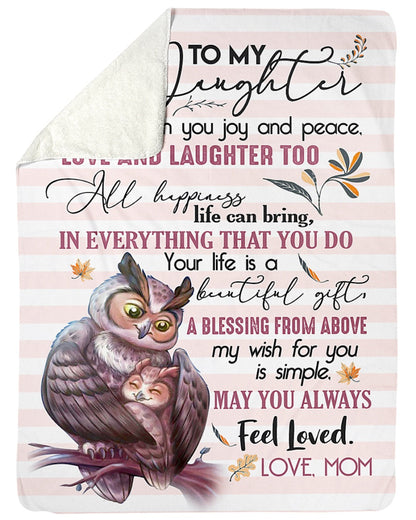 Special gift for daughter - Blanket - from mom