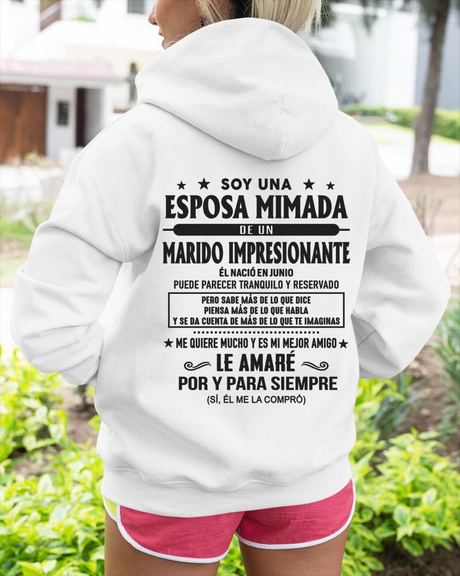Junio - Soy una Esposa mimada de un Marido impresionante - Regalo especial para tu esposa - T06 (SKU05-101-06)