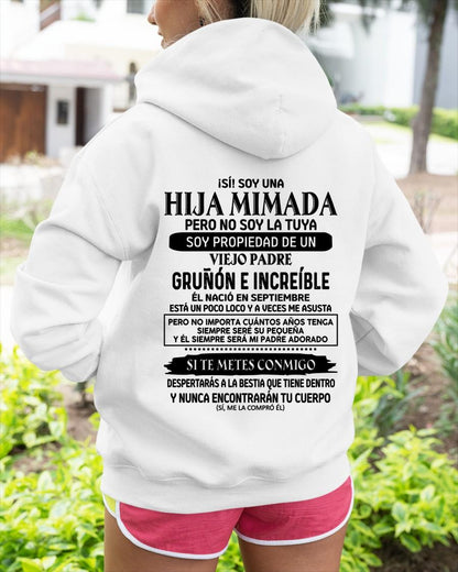 Septiembre - Padre increíble nacido en septiembre - Regalo perfecto para tu hija - T09 (SKU05-91-09)