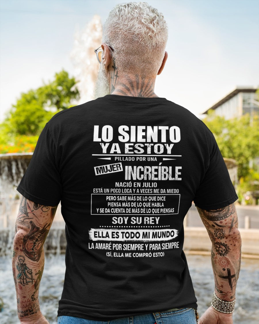 Julio - Chica genial nació en julio - Regalo especial para novio, esposo - T07 (SKU09-05-07)