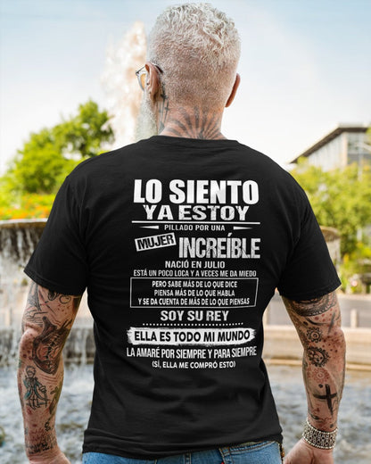 Julio - Chica genial nació en julio - Regalo especial para novio, esposo - T07 (SKU09-05-07)