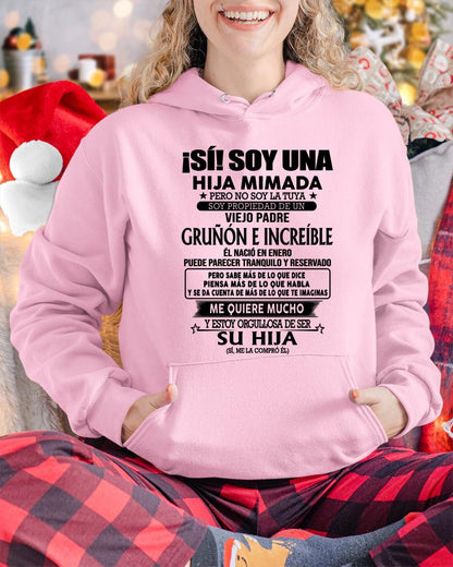 (Enero) Padre Increíble - Regalo especial para hija - T01 (Sku.TbnA16)
