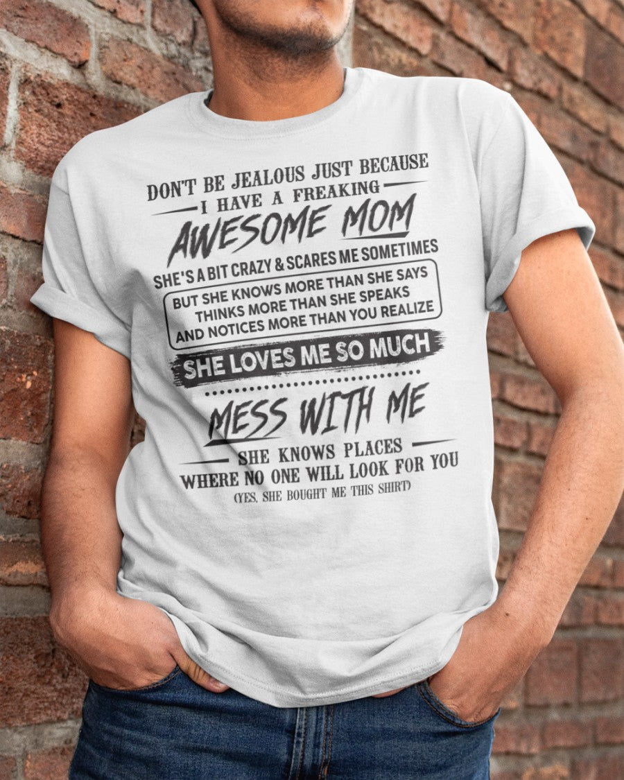 Awesome Mom - Perfect Gift For Your Son From Mom - HNDS00 (SKU TRI 03.03.03)