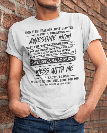 Awesome Mom - Perfect Gift For Your Son From Mom - HNDS00 (SKU TRI 03.03.03)