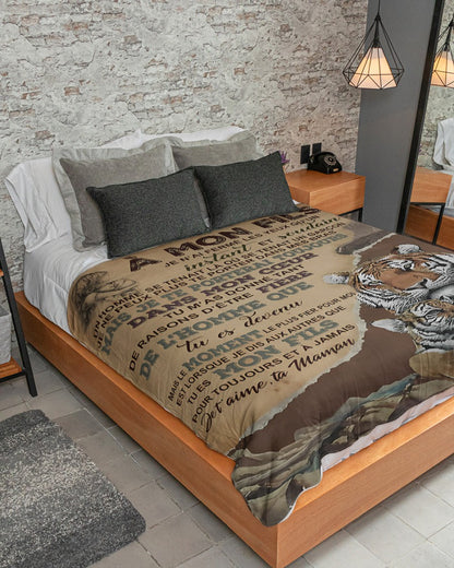 Cadeau Spécial Pour Ton Fils Couverture - De Maman (SKU-CHAU-B06)