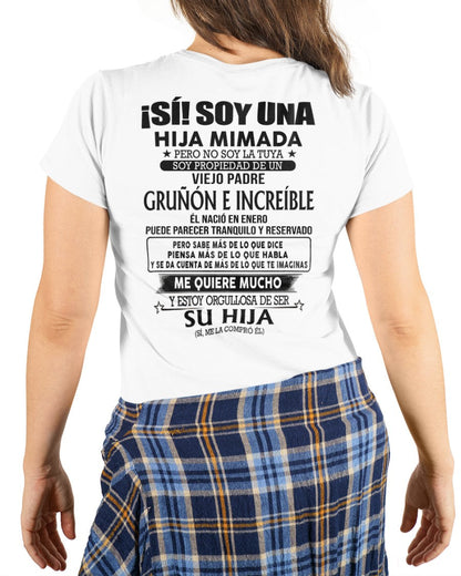 Enero Padre Increíble - Regalo especial para hija - TBN - T01 (SKU04-109-01)