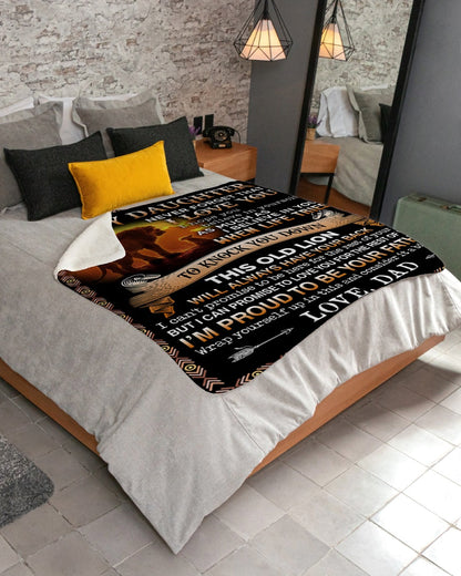 Special Gift For Your Daughter Blanket - From Dad