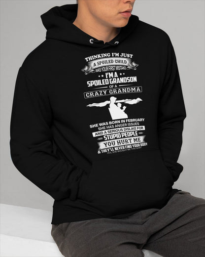 Spoiled by Grandma Shirt February Edition – From Grandma to Grandson HNDS02 (SKU-GMS2-02)