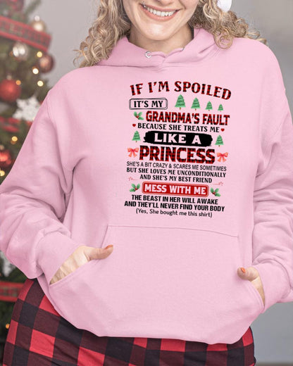 CHRISTMAX T-SHRIT FOR GRANDDAUGHTER - GIFT FROM GRANDMA - MTNN00
