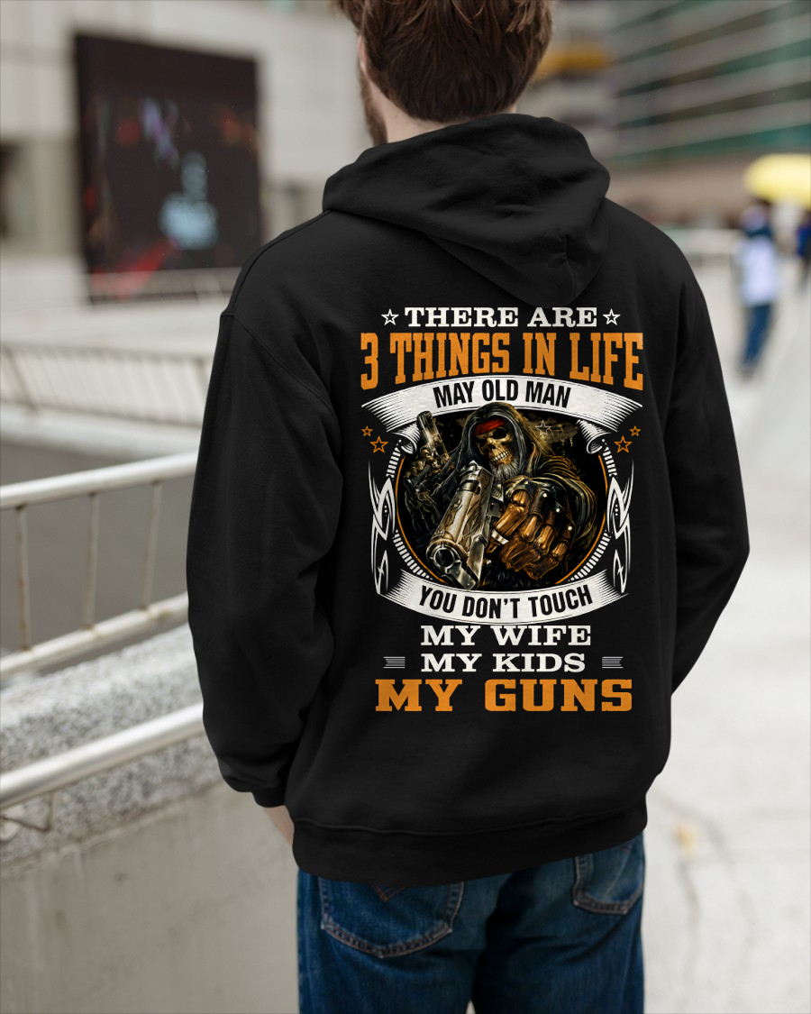 MAY OLD MAN – THERE ARE 3 THINGS IN LIFE – T-SHIRT FOR MEN - MTNN05 (SKU2605-452-05)