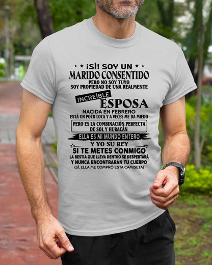 Febrero Esposa - Regalo especial para Marido - T02 (Sku.tbnA4)