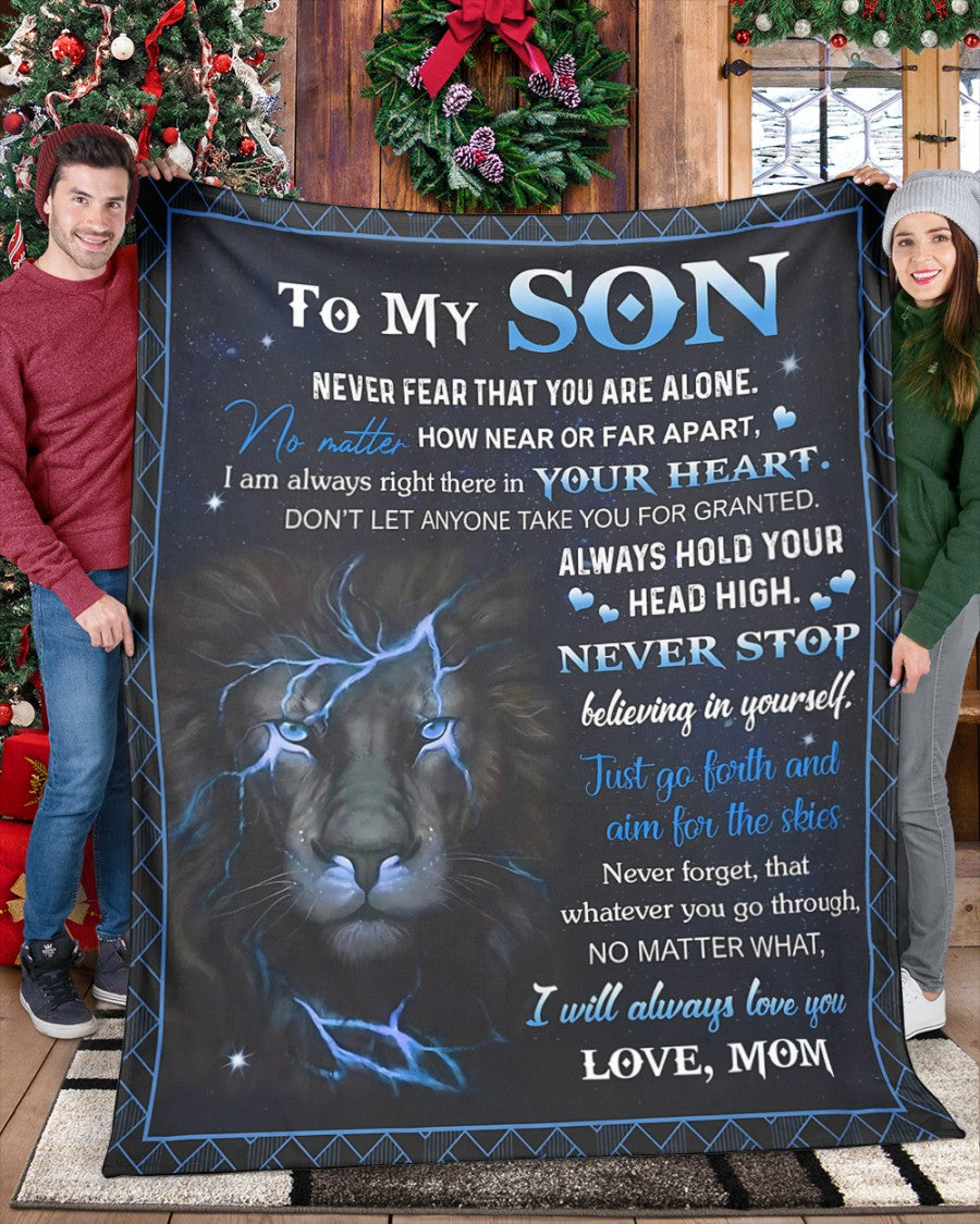 Special Gift For Your Son Blanket - From Mom (SKUB09-138)