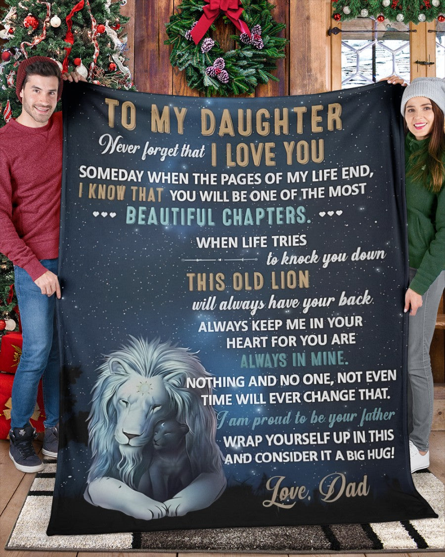 Special Gift For Your Daughter Blanket - From Dad04