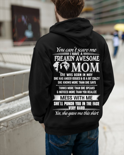 May For Son T-Shirt – Freakin’ Awesome Mom – Funny Gift From Mom To Son - MTNN05 (SKU2605-223-05)