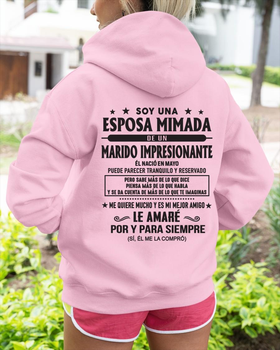 Mayo - Soy una Esposa mimada de un Marido impresionante - Regalo especial para tu esposa - T05 (SKU05-101-05)