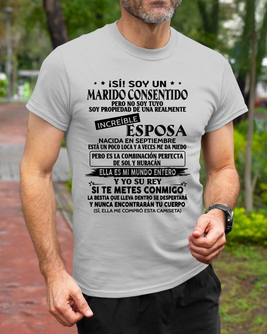 Septiembre - Esposa increíble - Regalo especial para Marido - T09 (Sku.tbnA4)