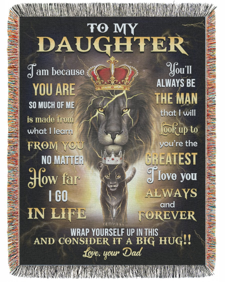Special blanket for Daughter - From Dad blanket