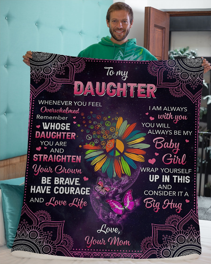 Special Gift For Your Daughter Blanket - From Mom