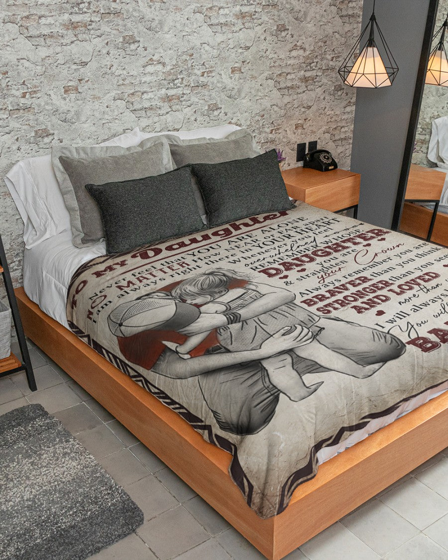 Special Gift For Your Daughter Blanket - From Dad