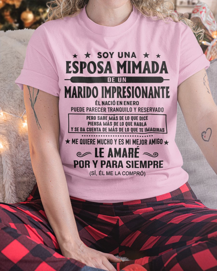 Enero Marido Impresionante - Regalo especial para Esposa - T01 (Sku.Tbn16)