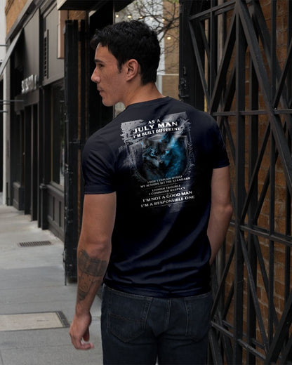 JULY - BUILT DIFFERENT - BIRTHDAY T-SHIRT FOR MEN - MTNN07 (SKU12-301-07)