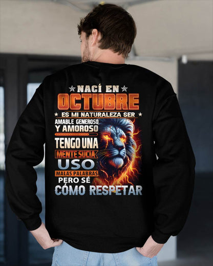 OCTUBRE - MENTE SUCIA PERO S�� RESPETAR - REGALO DE CUMPLEA��OS PARA HOMBRES - MTNN10sp (SKU10-68-10)