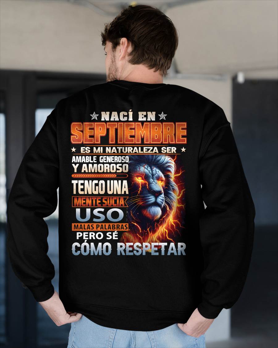 SEPTIEMBRE - MENTE SUCIA PERO S�� RESPETAR - REGALO DE CUMPLEA��OS PARA HOMBRES - MTNN09sp (SKU10-68-09)