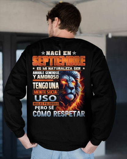 SEPTIEMBRE - MENTE SUCIA PERO S�� RESPETAR - REGALO DE CUMPLEA��OS PARA HOMBRES - MTNN09sp (SKU10-68-09)