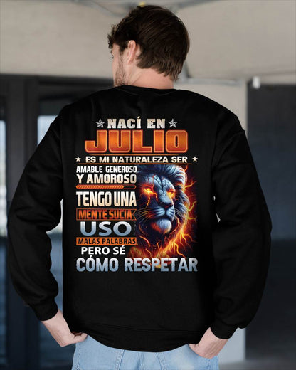 JULIO - MENTE SUCIA PERO S�� RESPETAR - REGALO DE CUMPLEA��OS PARA HOMBRES - MTNN07sp (SKU10-68-07)