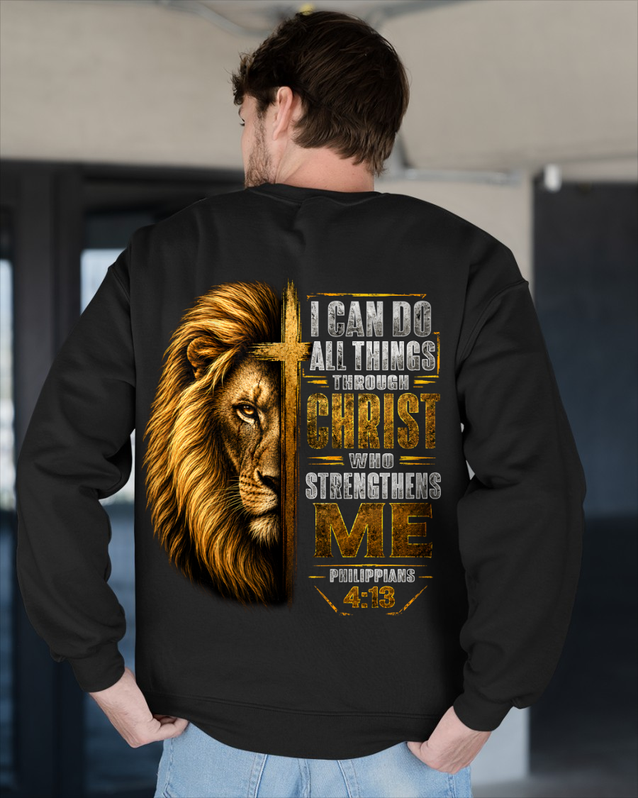 I CAN DO ALL THINGS THROUGH CHRIST - T-SHIRT FOR MEN  - MTNN00 (SKU2605-313)