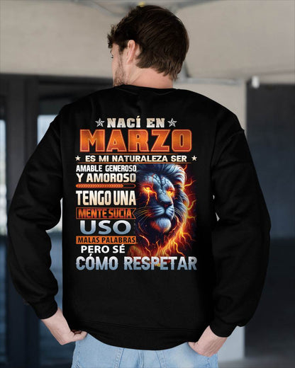 MARZO - MENTE SUCIA PERO S�� RESPETAR - REGALO DE CUMPLEA��OS PARA HOMBRES - MTNN03sp (SKU10-68-03)