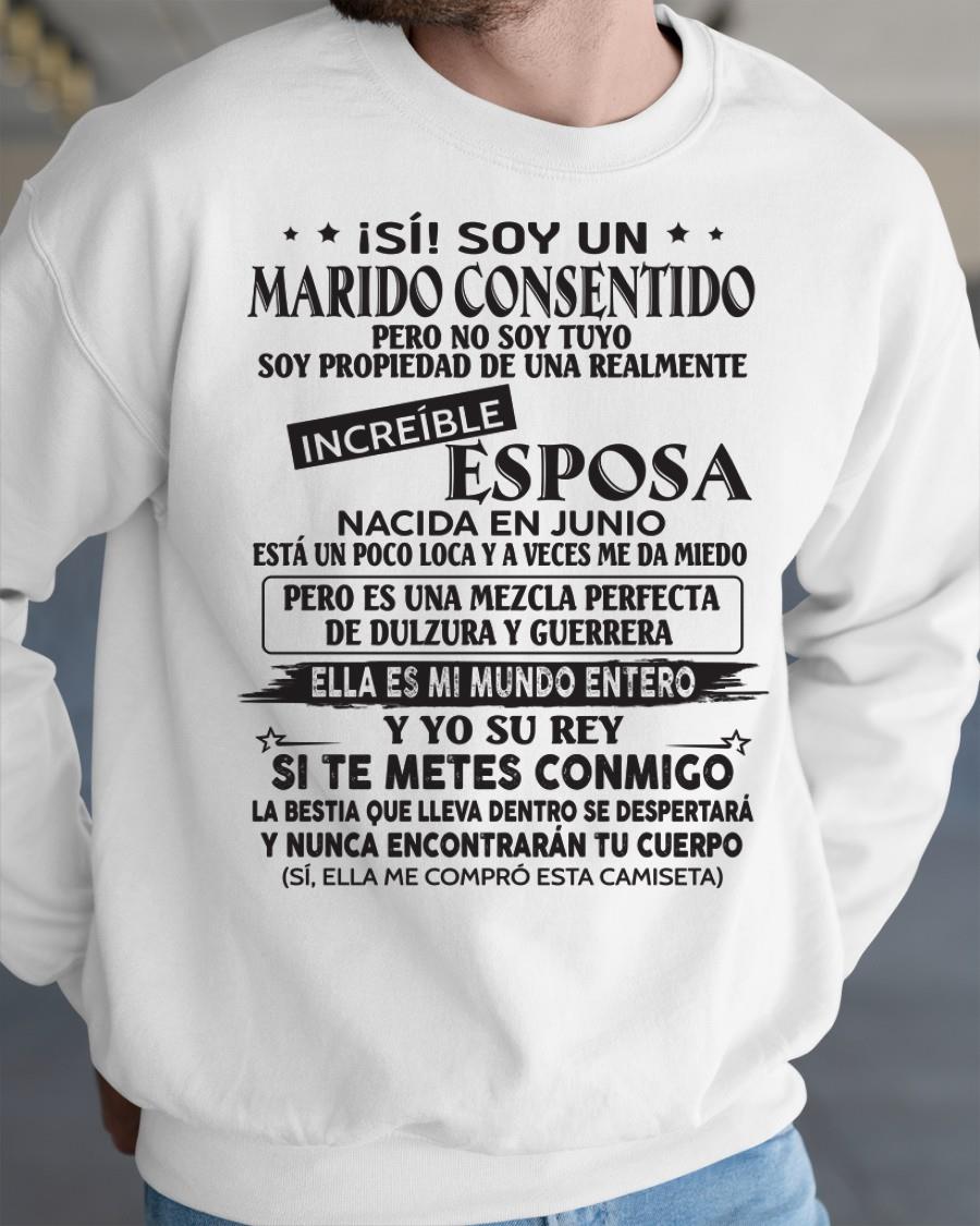 Junio - Esposa increíble nació en junio - Regalo especial para Marido - T06 (SKU05-105-06)