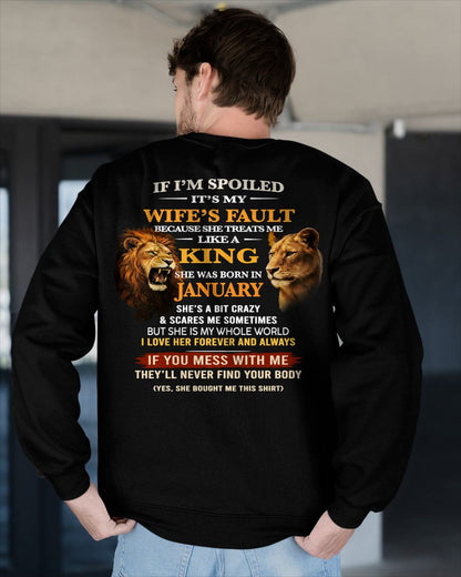 JANUARY - SPOILED HUSBAND - GIFT FROM WIFE - MTNN01 (SKU26T-01-60-01)