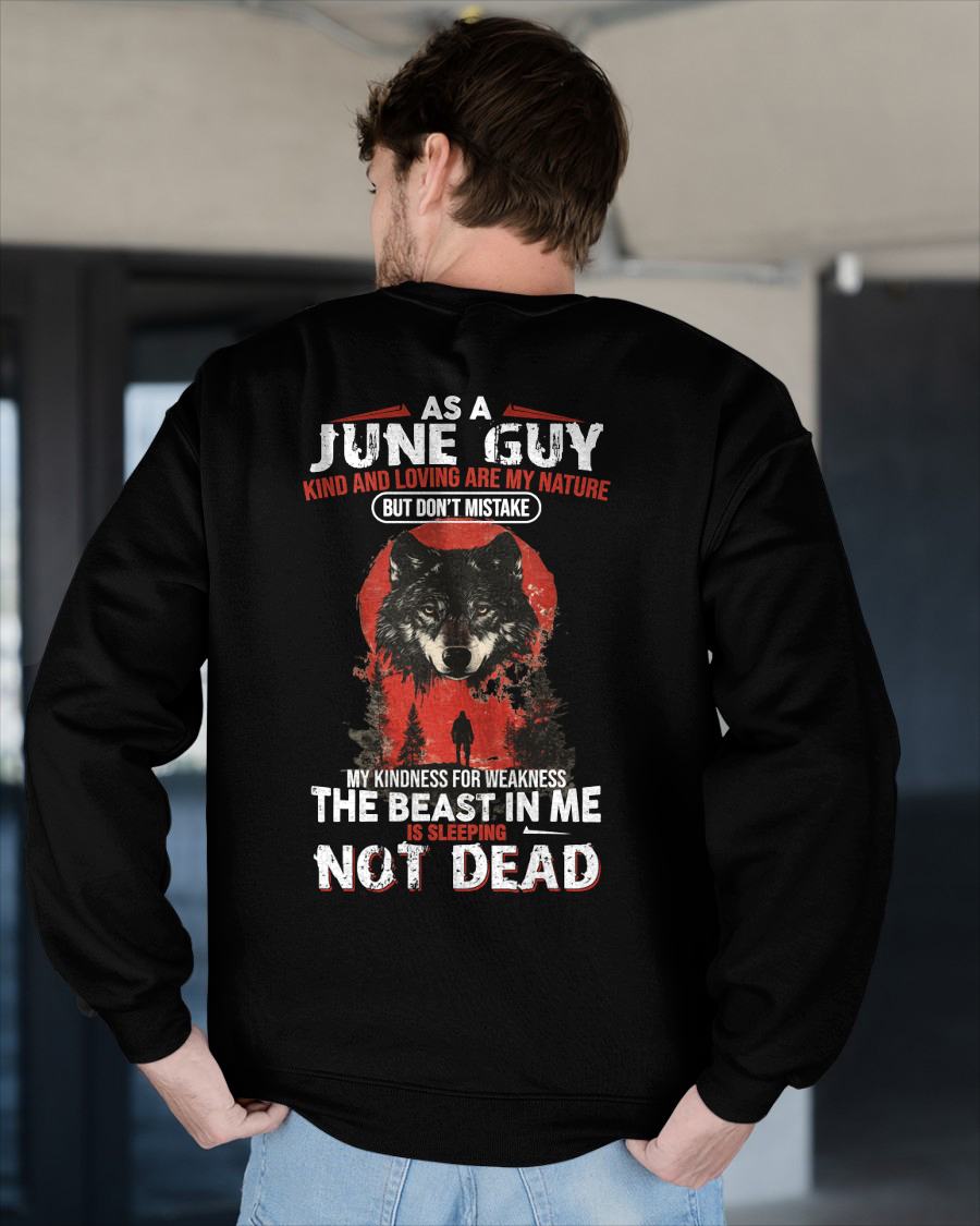 JUNE - KIND AND LOVING ARE MY NATURE - BIRTHDAY T-SHIRT FOR MEN - MTNN06 (SKU26T-01-17-06)