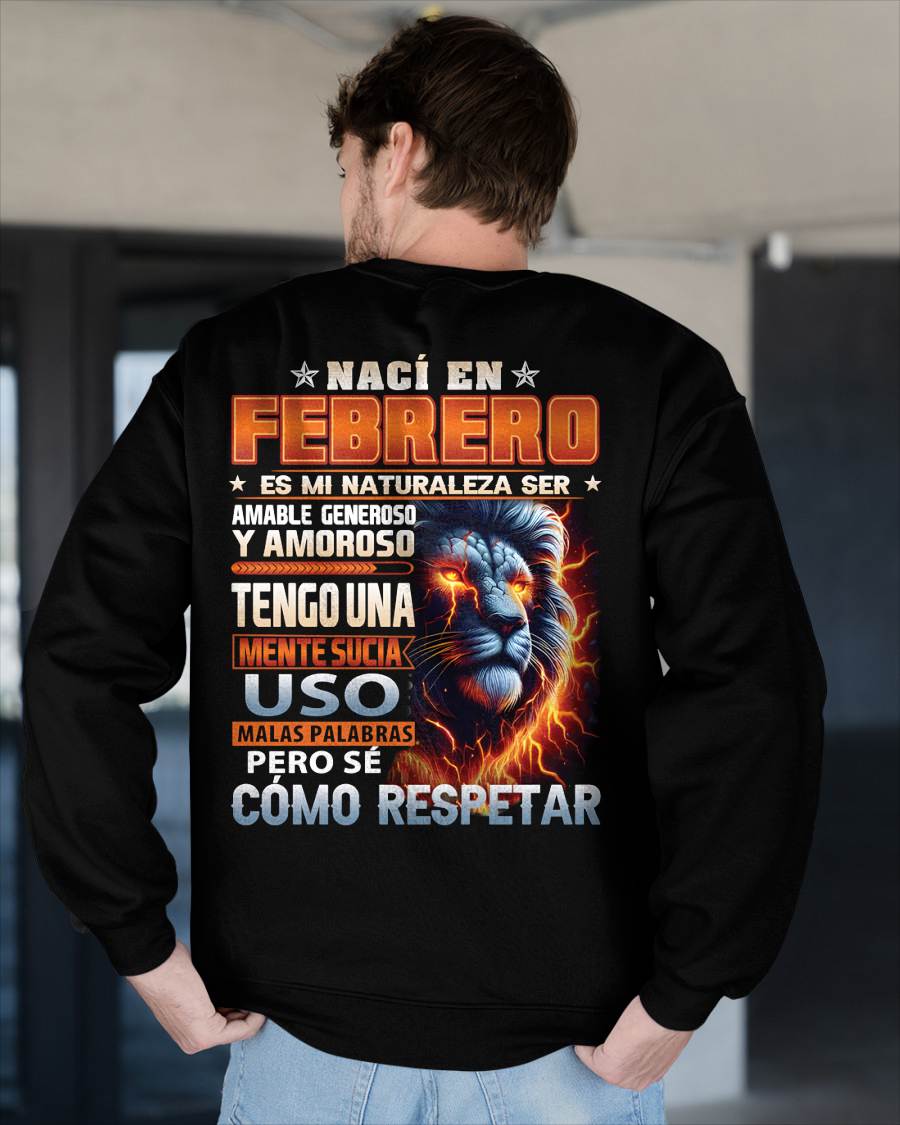 FEBRERO - MENTE SUCIA PERO S�� RESPETAR - REGALO DE CUMPLEA��OS PARA HOMBRES - MTNN02sp (SKU10-68-02)