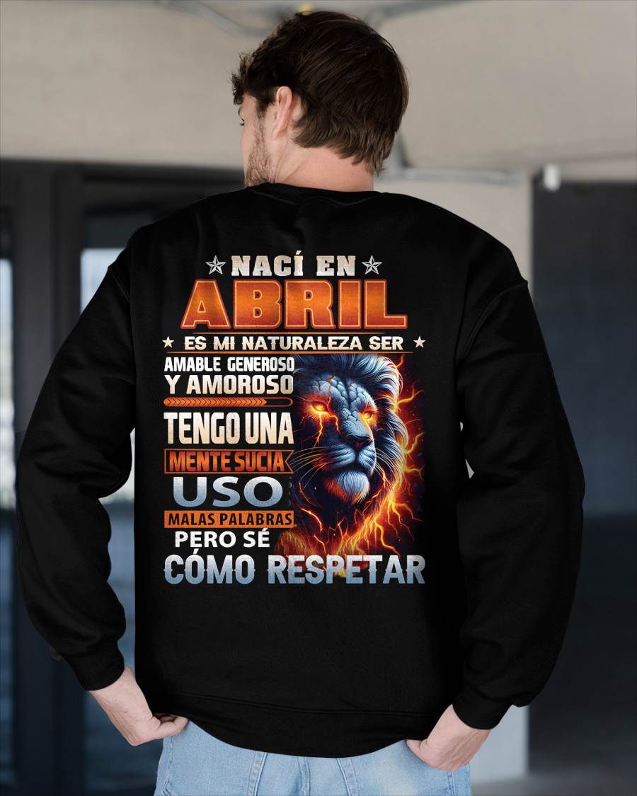 ABRIL - MENTE SUCIA PERO S�� RESPETAR - REGALO DE CUMPLEA��OS PARA HOMBRES - MTNN04sp (SKU10-68-04)