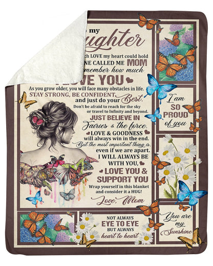 Special Gift For Your Daughter Blanket - From Mom