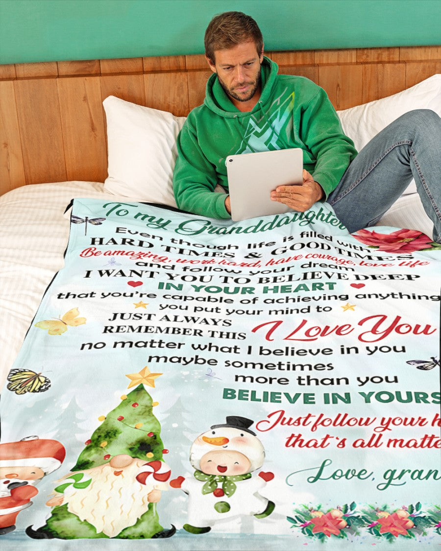 Special Gift For Your Granddaughter Blanket - From Grandma (SKUB11-36) FULL