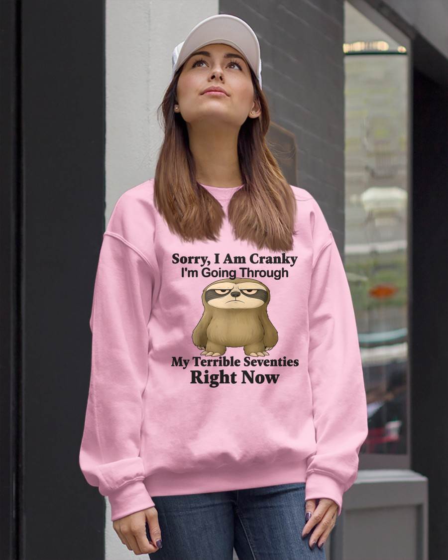 SORRY I AM CRANKY - BIRTHDAY SHIRT FOR WOMEN - MTNN00 (SKU12-226)