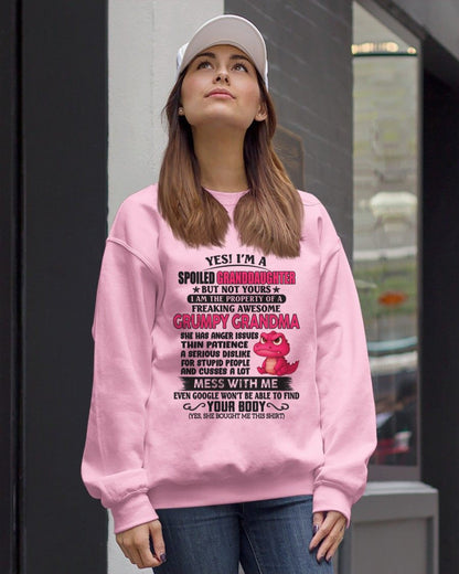 YES, I'M A SPOILED GRANDDAUGHTER - GIFT FROM GRANDMA - HNDS00 (SKU09-96-00)