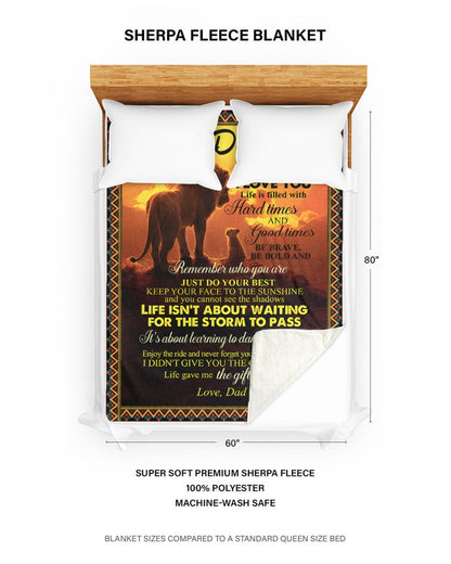 Special Gift For Your Daughter Blanket - From Dad (SKUB11-90)