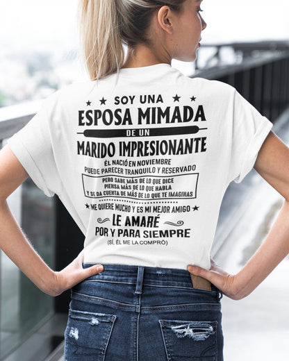 Noviembre - Marido impresionante nacido en noviembre - Regalo especial para tu esposa - T11 (SKU05-81-11)