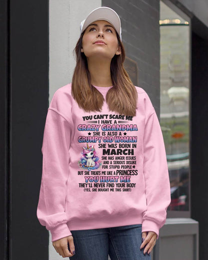 MARCH - YOU CAN'T SCARE ME - GIFT FROM GRANDMA - HNDS03 (SKU09-106-03)