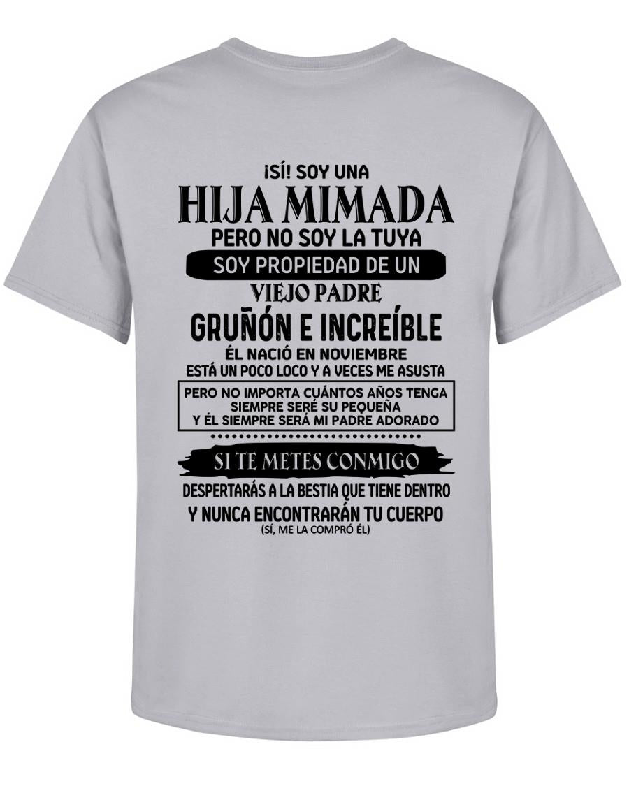 Noviembre - Padre increíble nacido en noviembre - Regalo perfecto para tu hija - T11 (SKU05-91-11)