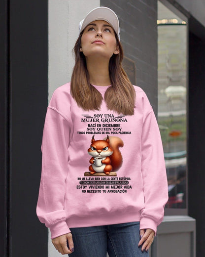 DICIEMBRE - MUJER GRU��ONA - REGALO DE CUMPLEA��OS PARA MUJERES - MTNN12sp (SKU09-36-12)