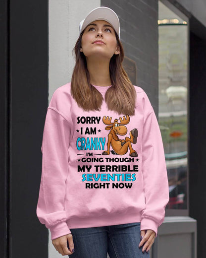 SORRY I AM CRANKY - BIRTHDAY SHIRT FOR WOMEN - MTNN00 (SKU12-249)
