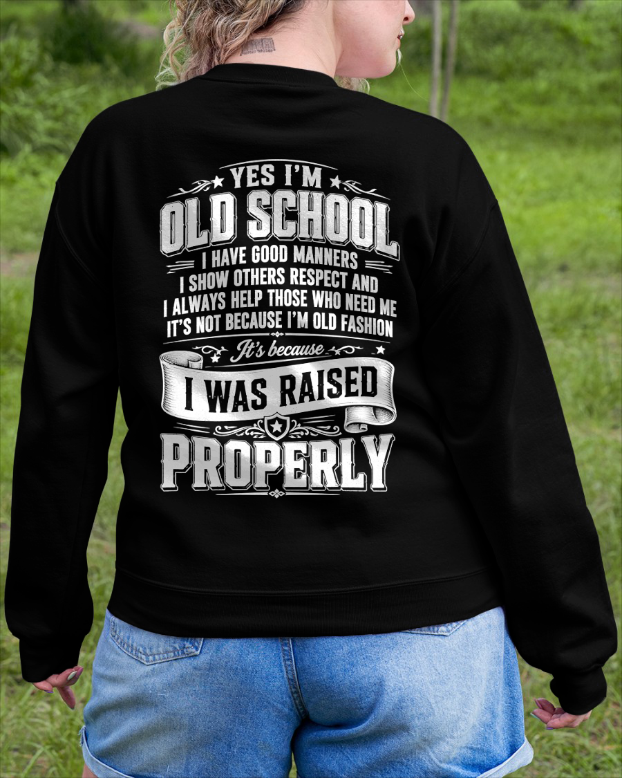 OLD SCHOOL WITH GOOD MANNERS – T-SHIRT FOR WOMEN - MTNN00 (SKU2605-453-00)