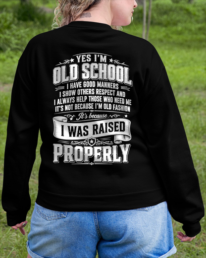 OLD SCHOOL WITH GOOD MANNERS – T-SHIRT FOR WOMEN - MTNN00 (SKU2605-453-00)